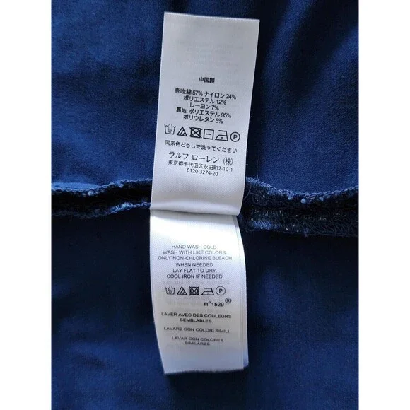 Lauren Ralph Lauren Womens Lace Sheath Dress Size 4 Blue V-Neck Holiday Party - Picture 7 of 9